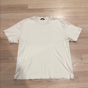 Massimo Dutti Ivory Short Sleeve Tee